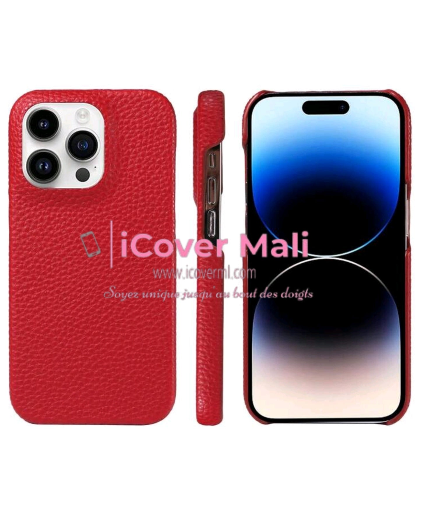 Coque simili CUIR, Red touch